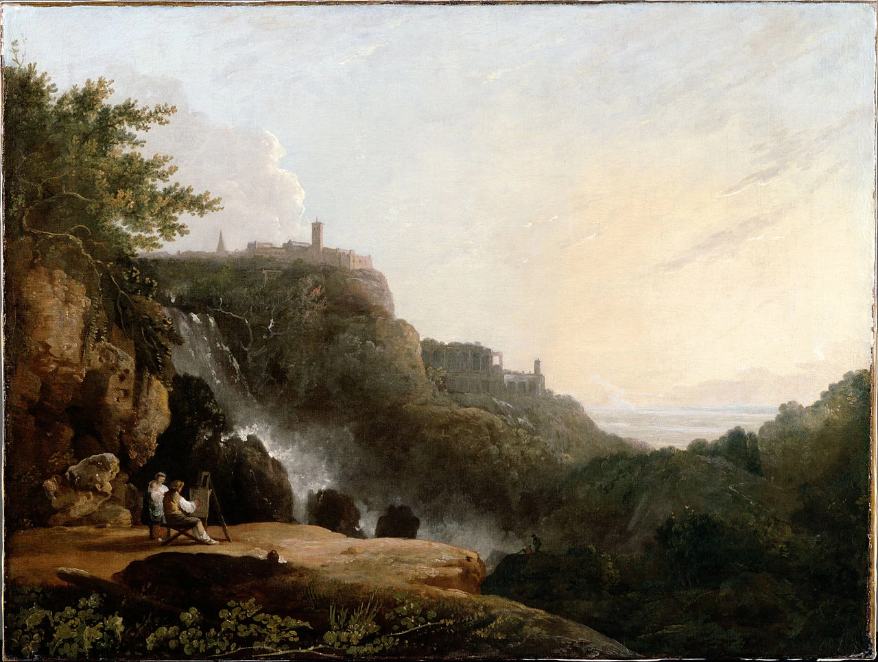 Tivoli le cascate e la villa di Mecenate - Dulwich Picture Gallery, Londra